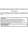 ChapStick Total Hydration Sweet Nectar Flavor