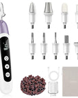 Professional Manicure Pedicure Kit with Memory Modes, Cordless Electric Nail File Set 10 Speed Portable Nail Drill Machine, Pedicure Tools for feet, Hand Foot Care Tool for Thick Nail Toenail Cuticle