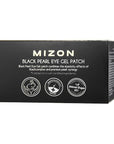 MIZON Pearl Eye Gel Patch Masks, Eye Treatment Mask Reduces Wrinkles and Puffiness, Dark Circles treatment, Hydrogel Eye Patches (Black Pearl)