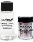 Mehron Makeup Metallic Powder (.) with Mixing Liqu 17 oz