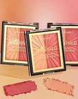 wet n wild MegaGlo Blushlighter, Blendable Blush & Highlighter Set, Shimmery Metallic Finish, I Met Someone