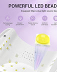 Melodysusie 54w uv led nail