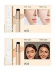 Mattte Liquid Concealer Foundation, Silky Foundation Mist Makeup, Finish (#03)