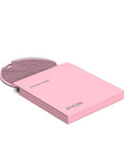 Boie USA Flat Body Scrubber - Soft Silicone-Like Exfoliating Shower Scrubber & Body Cleansing Brush - Stick-to-Wall Loofah Replacement - Antimicrobial Body Exfoliator for All Skin Types (Pink)