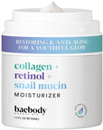 Baebody Collagen Retinol Snail Mucin Face Moisturizer with Hyaluronic Acid, Anti-Aging Face Cream for Fine Lines and Wrinkles, Anti-Wrinkle Cream for Face (1.7 fl oz)