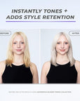 XMONDO Hair Supernova Blonde Toning Leave-In Foam, Vegan Formula Hair Toner Foam for Reducing Brassy and Yellow Tones on Blonde, Highlighted, and Gray Hair Colors, 6.7 Fl. Oz