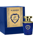 Al Haramain Azlan Oud Bleu - Arabian Perfume for Men - Long Lasting Fragrance with Notes of Cardamom, Cinnamon, Lavender, Patchouli, Sandalwood, Amber - Arabic Cologne - 3.33 oz Eau de Parfum Spray