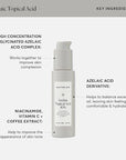 Naturium Azelaic Topical Acid 10%, Face & Skin Care Beauty Treatment with Niacinamide & Vitamin C, 1 oz