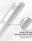ZOMCHI Dermaplaning Razor Refills, Set of 10 Replacement Blades, Wide Distance, Metal, Plastic Free, Eyebrow Razor Blades