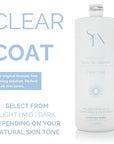 SunFX CLEARCOAT All Natural Spray Tanning Solution | No Bronzers | Infused with botanicals 4 Fl Oz DARK SUMMER