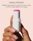 BOOM! by Cindy Joseph Boomstick Creamy Blush Stick Peony Pink