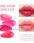 4PCS Lip Tint Stain Set,Mini Liquid Water Tint,Korean Lip