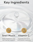 MISSHA Cell Renew Snail Mucin Vitamin C Toner 5.07 Fl oz - Korean Skincare Facial Toner for Glass Skin, 90% Snail Mucin Vita Complex, Deep Hydration, Improves Skin Texture, Paraben Free