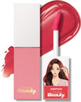 AMTS Webtoon True Beauty - 01 Some Love | Pink Lip Tint Stain | High Pigment Liquid Waterful Shine Non-Sticky Long-Wearing Long-Lasting | True Beauty Cute Pink Makeup