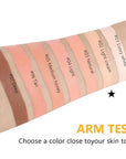 Kaely 2Pcs Pot Concealer Full Coverage Set,under Eye Correcting Concealer,02+02