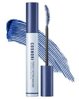 COSNORI Perfect Setting Waterproof Mascara Long&Curl 05 Royal Blue – Long Lasting Smudge - Deep Blue Mascara - Vibrant Pop of Color - Perfect Accent for Deep Skin Tones - 0.23fl oz (7ml)