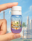 DEMIKI Hair Oil For Frizzy Hair With Coconut Oil - Hair Treatment For Dry Damaged Hair, Hair Perfume Oil For Curly Hair, Frizz Control Hair Care Products, Mini Bottles Hair Oil For Damaged Hair, 12pcs