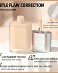 AKARY Moisturizing Precision Concealer, Lightweight & Breathable Cover-up