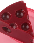 Cheese Shaped Lip Balm, Moisturizing Nourishing 0.3oz(01)