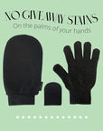 Skinerals Self Tanner Mitt Set, Ultra Soft Double-Sided Application Tanner, Exfoliating Glove and Face Mitt for the Most Even Tan, Tanning Mitt Applicator for Back and Body, Washable, 3 ct
