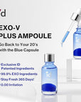 idplacosmetics EXO-V Plus Ampoule 1.01 fl.oz (30ml) – Korean Microneedling Serum for Smoother, Plumper Skin, 99.9% 100.4 nm Encapsulated Exosome + NMN, for Microneedle Roller (250µm)