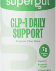 Supergut GLP1 Daily Support - Watermelon Lime - High Fiber GLP-1 Supplement Powder for Women & Men - Sugar-Free Drink Mix for Gut Health & Digestive Support (18 Servings)
