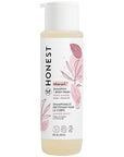 The Honest Company 2-in-1 Cleansing Shampoo + Body Wash | Gentle for Baby | Naturally Derived, Tear-free, Hypoallergenic | Sweet Almond Nourish, 18 fl oz