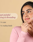 Facial Razor for Women | Painless & Precision Face Hair Removal | for Peach Fuzz, Eyebrow, Chin & Upper Lip | Gentle Exfoliation & Smoother Skin | 3 Count (Pack of 2)