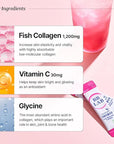 BB LAB Good Night Low Molecular Collagen Powder Stick Supplement, Halal Certified, Korean Marine Collagen, Fish Collagen Peptides, Vitamin C, Glycine, Fast Absorption, Mix Berry Flavor