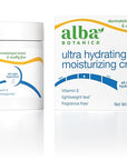 Alba Botanica Ultra Hydrating Moisturizing Cream, with Vitamin E, Fragrance Free, 3 Oz (Packaging May Vary)