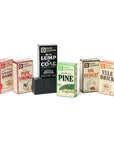 Duke Cannon Supply Co. Big Brick of Soap Bar Holiday Soap Gift Set - Lump of Coal, Illegally Cut Pine, OH Fudge, Santa's Pipe Smoke, Peppermint Bark & Yule Brick, 10 oz. (6 Pack)