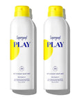 Supergoop! PLAY SPF 50 Antioxidant Body Mist w/Vitamin C, 6 fl oz - 2 Pack - Broad Spectrum Sunscreen Spray - Clean Ingredients for Sensitive Skin - Great for Active Days