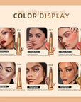 2 in 1 Multifunctional Makeup Pen, Contour Blush Highlighter, Pearl Fine Shine, Matte Natural Brighten Face Makeup (4, 1)