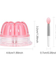 2Pc Jelly Lip Mask Overnight,Fruity Strawberry Collagen-Strawberry