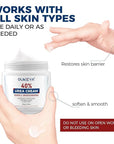 OUKEYA Urea Cream 40 Percent, Foot & Hand Cream for Dry Cracked, Urea Lotion for Feet Maximum Strength(12.35Oz X 2 Packs)