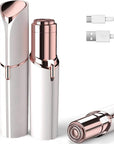 Facial Hair Removal for Women, Painless Face Trimmer for Upper Lips, Peach Fuzz and Chin with USB Rechargeable