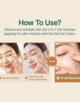 PURITO Oat Velvet Duo, Calming Gel Cream & Exfoliating Facial Polish, Non-comedogenic Formula, Moisturizer, Cleanser, Mild Korean Skincare for All Skin Types 3.38+5.07 fl.oz