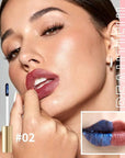 Lip Stain - Wipe-Off & Peel Off Lip Color | Waterproof, Long Lasting, Transfer-Resistant, Smudge-Proof Lip Tint | Easy Wipe Finish, High Pigment | All-Day Vibrant Kiss-Proof Lip Stain, brown