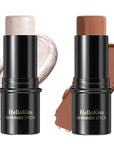 MIELIKKI 2Pcs Cream Contour Stick Makeup, Highlighter Stick