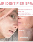 Hair identifier Spray for Face Shaving, Skin Body Hair Identifying Spray With Razors, Moisturizing and Skin Care Dermaplaner Spray, Women Dermaplaning Tool for Face