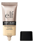 e.l.f. Soft Glam Foundation, Medium Coverage, Long-Lasting & Buildable Foundation For A Smooth, Satin Finish, Vegan & Cruelty-Free, 15 Fair Warm