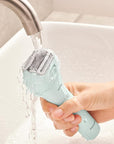 Panasonic Electric Razor for Women, Cordless 3-Blade Shaver with Pop-Up Trimmer, Wet Dry Operation - ES-AWL6AG (Mint)
