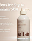 Saltair Body Wash, Salt Water Vanilla 2-Pack. Moisturizing Body Cleanser with Monoi Oil and Cupuacu Butter. Luxury Shower Gel for Women and Men. Vegan, Cruelty-Free, Paraben-Free. 2x 17oz Pump Bottles
