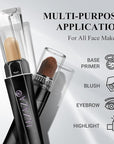 3PCS Eyeshadow Stick,Pro Longwear Matte Eye Shadow Sticks Pencil Crayon-Denim