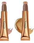 2 Pack Contour Beauty Wand, Highlighter ,Face Concealer Rose Gold)