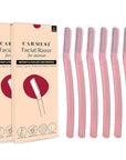 Facial Razor for Women | Painless & Precision Face Hair Removal | for Peach Fuzz, Eyebrow, Chin & Upper Lip | Gentle Exfoliation & Smoother Skin | 3 Count (Pack of 2)