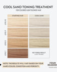Four Reasons Color Mask – Cool Sand Blonde - (27 Colors) Color Depositing Conditioner, Toning Treatment, Tone & Enhance Color-Treated Hair - Semi Permanent Hair Dye, Vegan and Cruelty-Free, 6.76 fl oz