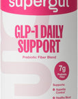 Supergut GLP1 Daily Support - Raspberry Lemon - High Fiber GLP-1 Supplement Powder for Women & Men - Sugar-Free Drink Mix for Gut Health & Digestive Support (18 Servings)