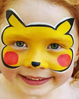 Go Ho Yellow Face Body Paint Stick,Washable Yellow Face Paint Stick,Non-toxic Full-coverage Cream Body Paint for Adults Children Halloween Cosplay SFX Makeup