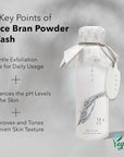 Rice Bran Powder Wash | Mild Exfoliating